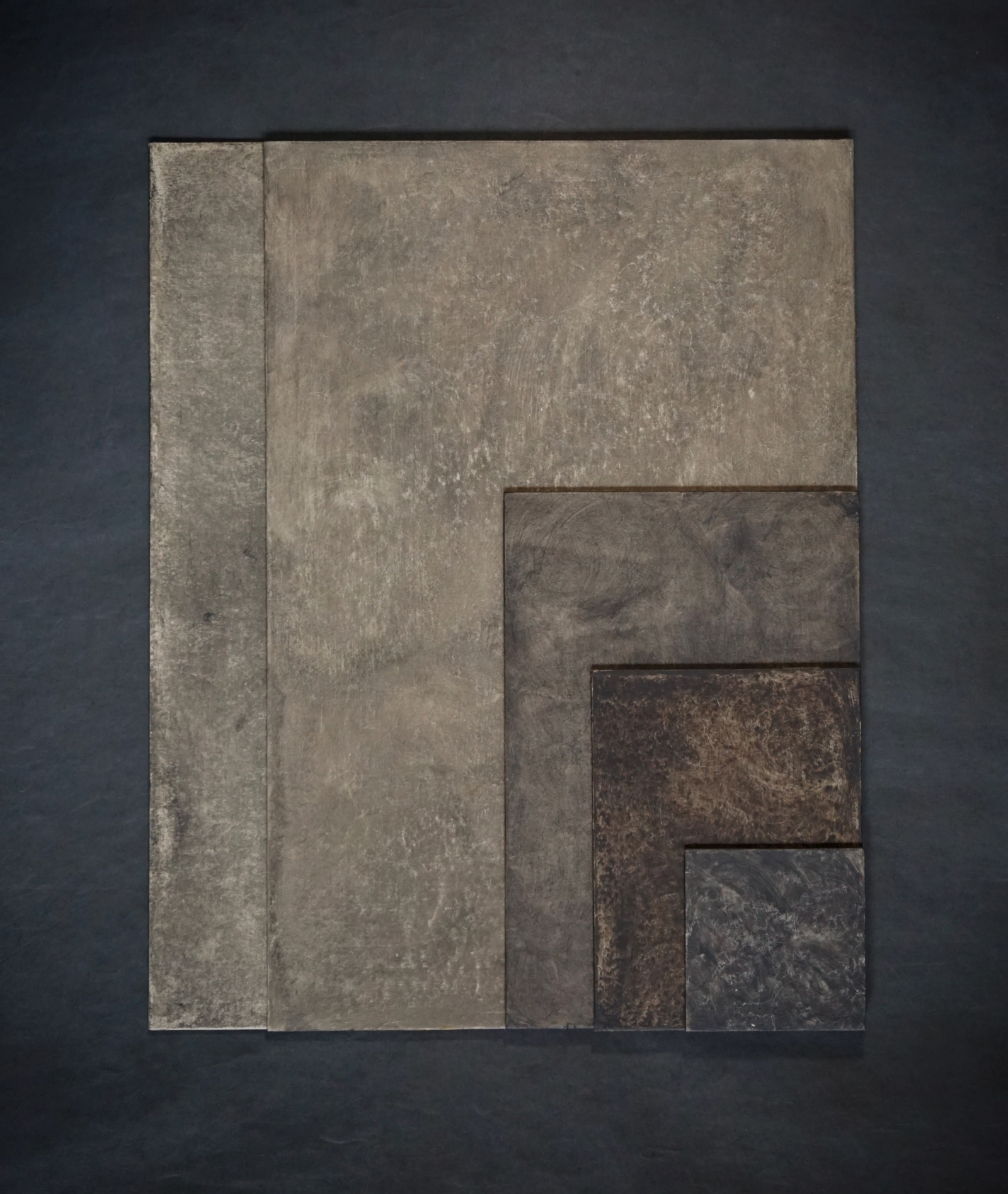 ハタノワタル 】 和紙の敷板・300×450（ 灰色系 ） « gullam.life&arts