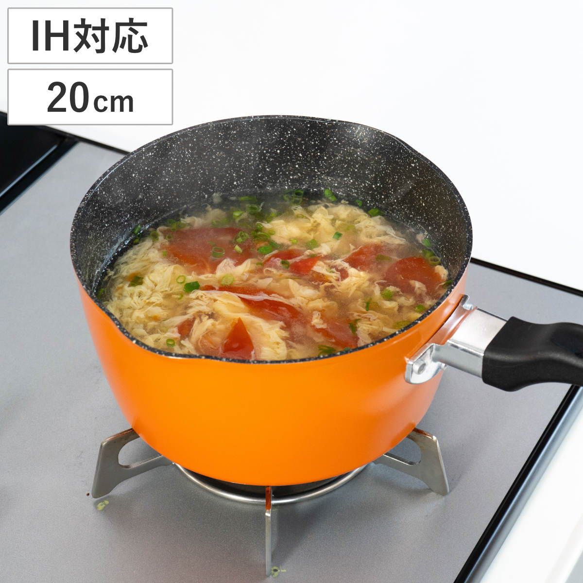 フライパン 20cm 超深型 IH対応 ギガフッカ （ ガス火対応 片手鍋 炒め