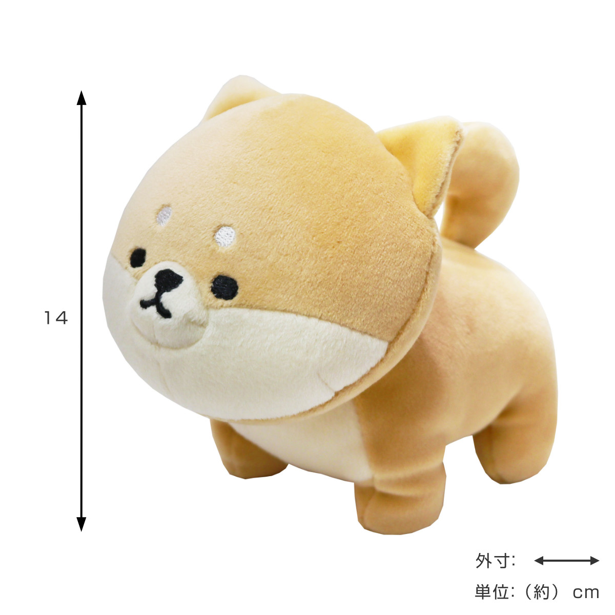 ぬいぐるみ MOFMOFRIENDS テノリマスコット タツ 柴犬 おもちゃ