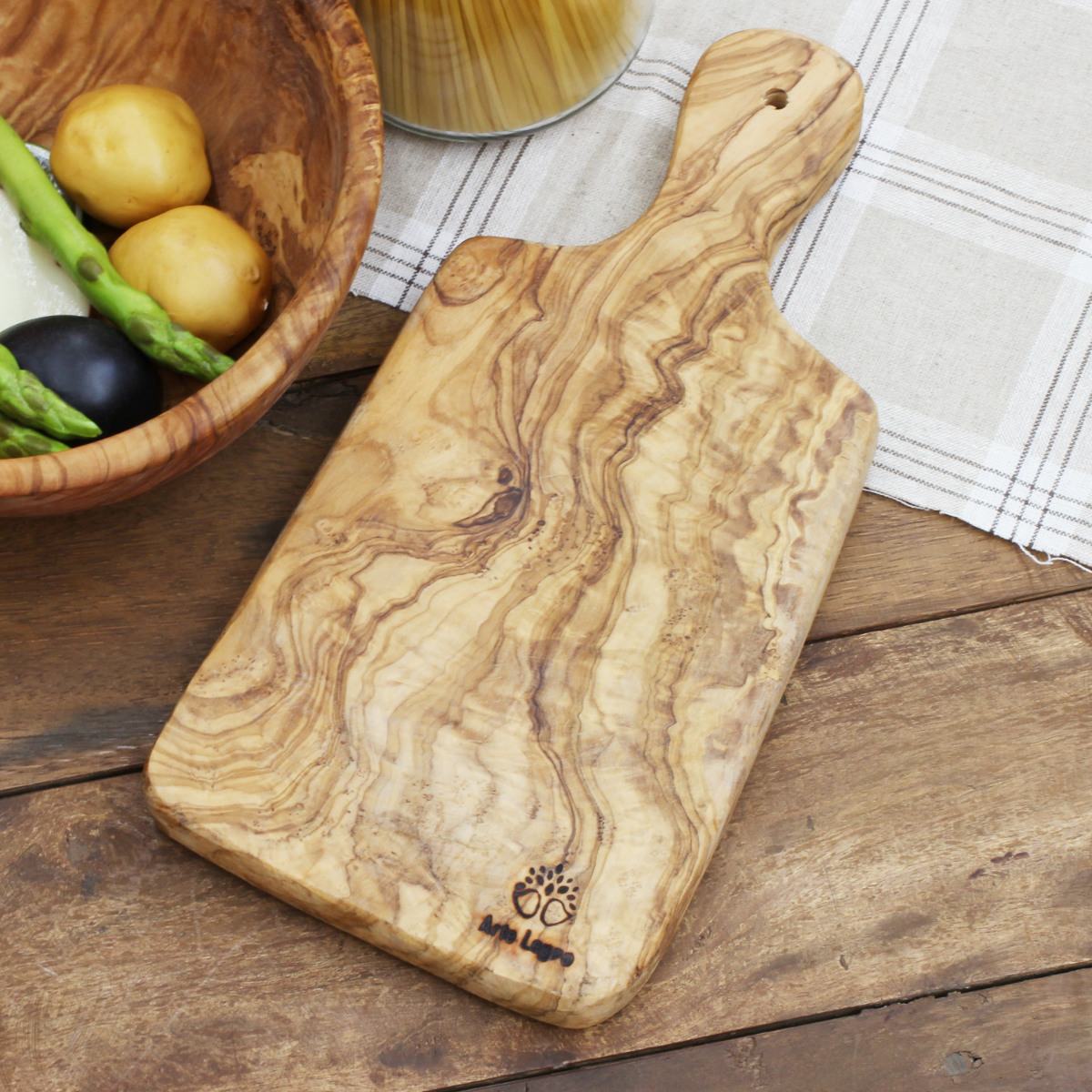 Arte Legno カッティングボード 32cm オリーブウッド 天然木