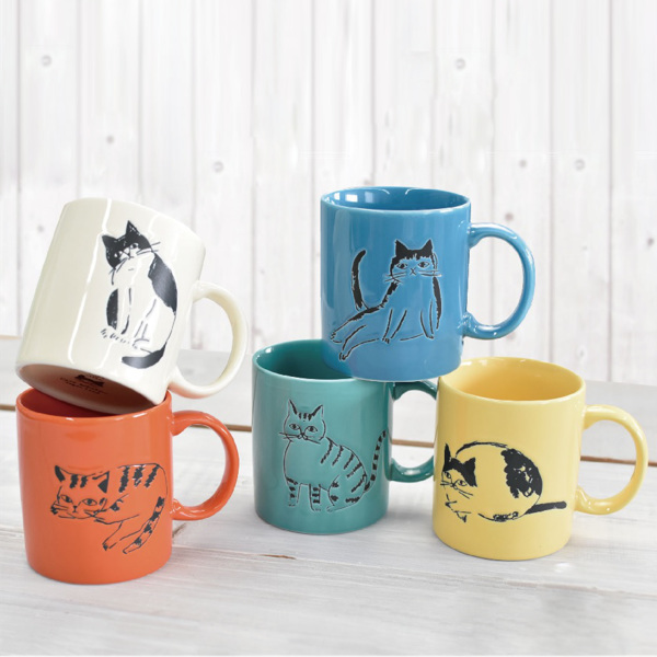 dショッピング |マグカップ 300ml CATs Whiskers 食器 コップ 磁器