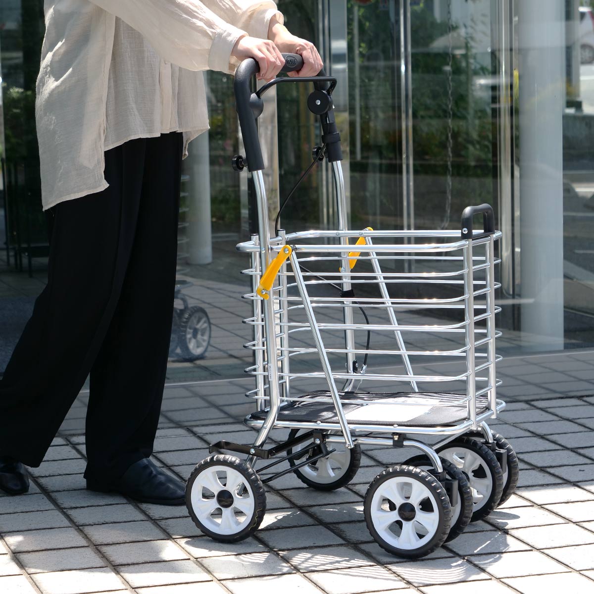 シルバーカー ノーブルワゴン M コンパクト 大容量 （ カート 歩行器