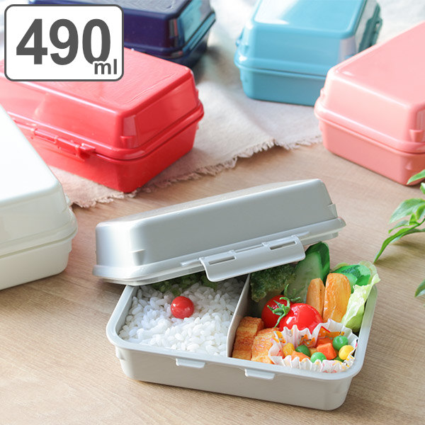 お弁当箱 1段 保冷剤一体型 490ml GEL-COOL plus deli （ ジェルクール