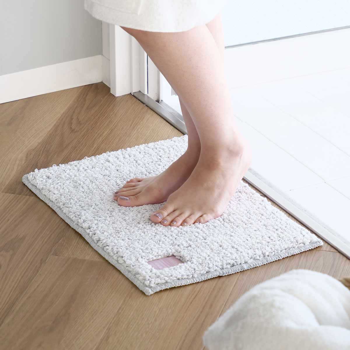 バスマット ひとひらバスマット 35×50cm （ お風呂マット 足拭きマット