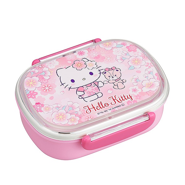お弁当箱 1段 ハローキティ サクラ 360ml 中子付 ランチボックス 子供