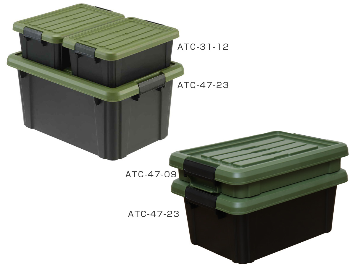 dショッピング |収納ボックス Nタフコン ATC-47-23 フタ付き 幅32.5