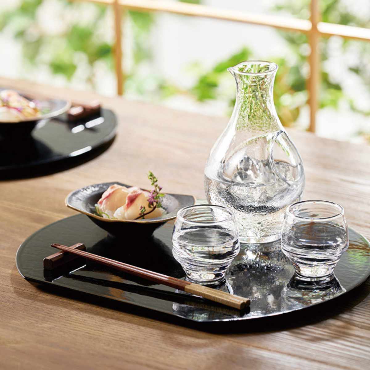 酒器セット 300ml カラフェ グラス ガラス （ 食洗機対応 徳利