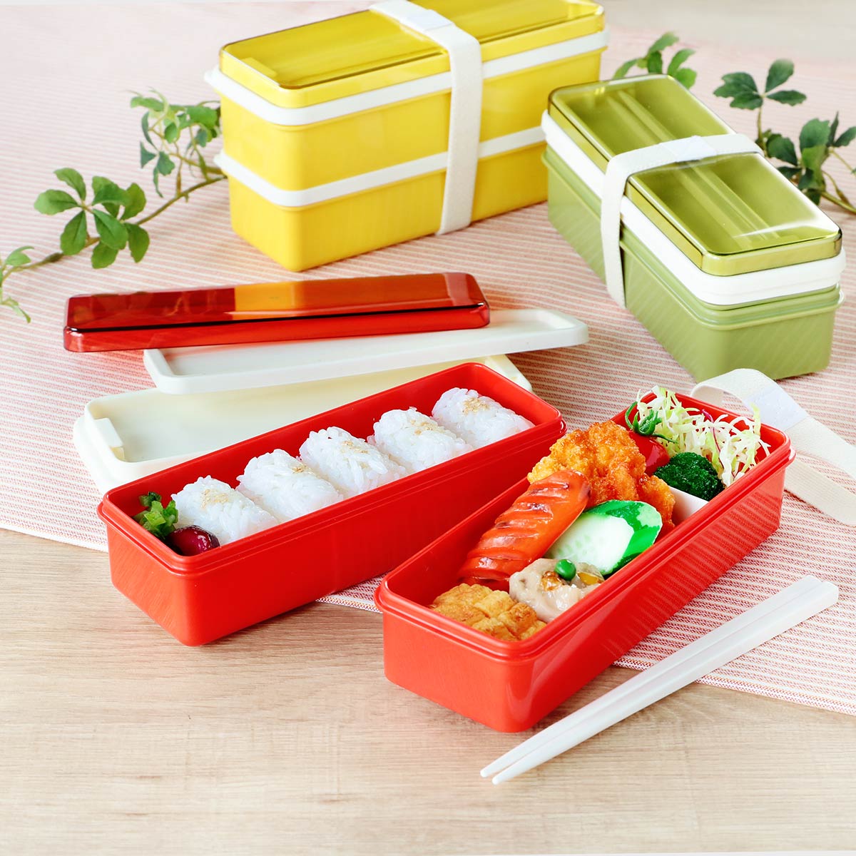お弁当箱 2段 抗菌 630ml シリコンランチ レトロフレンチ （ 弁当箱