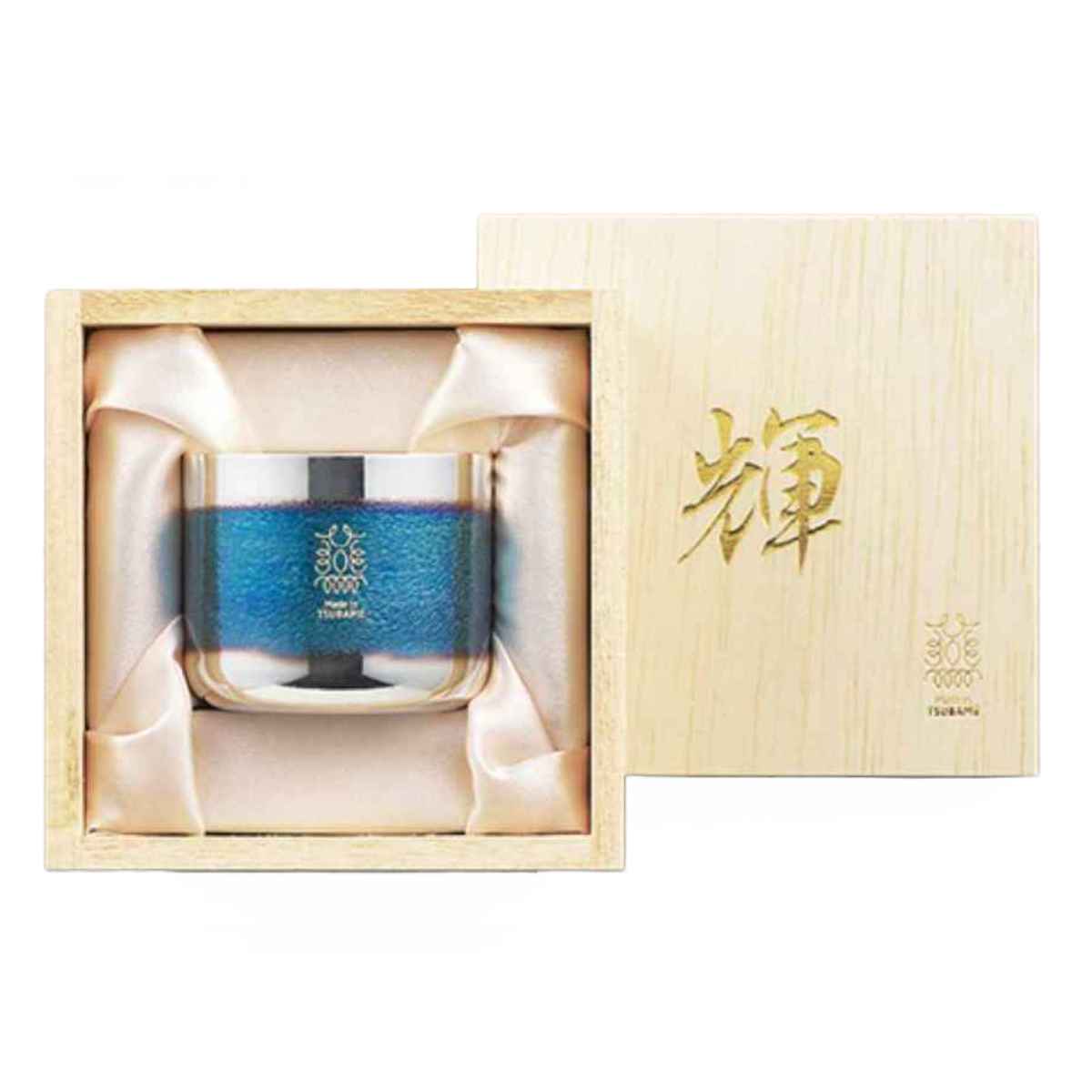 ぐい呑み 90ml 輝 純銅 銀めっき古美仕上げ （ ぐい飲み 猪口 お猪口