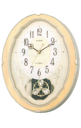シチズン CITIZEN メロディ電波掛け時計 パルミューズ 4MN474-007