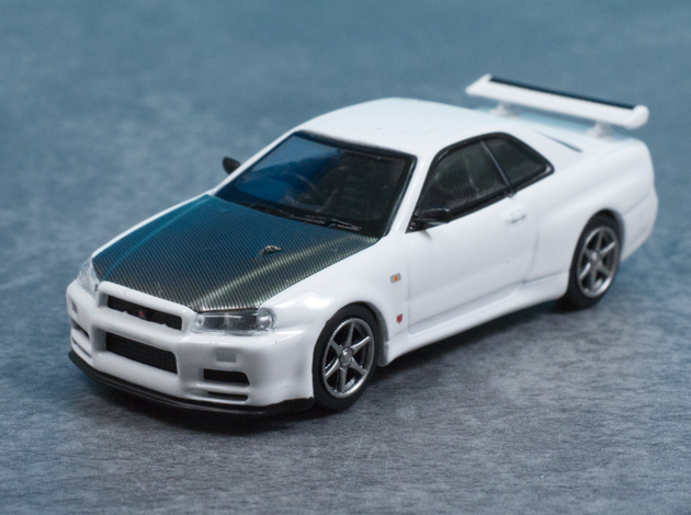 レビュー MINI-GT 1/64 日産スカイラインGT-R R34 VスペックⅡ N1