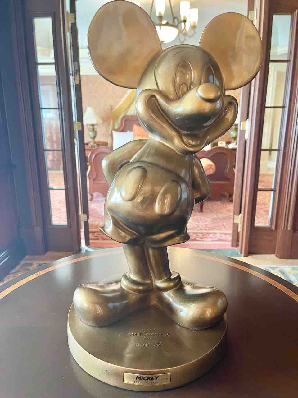東京ディズニーランドホテル限定ミッキーマウスブロンズ像 TDL20周年