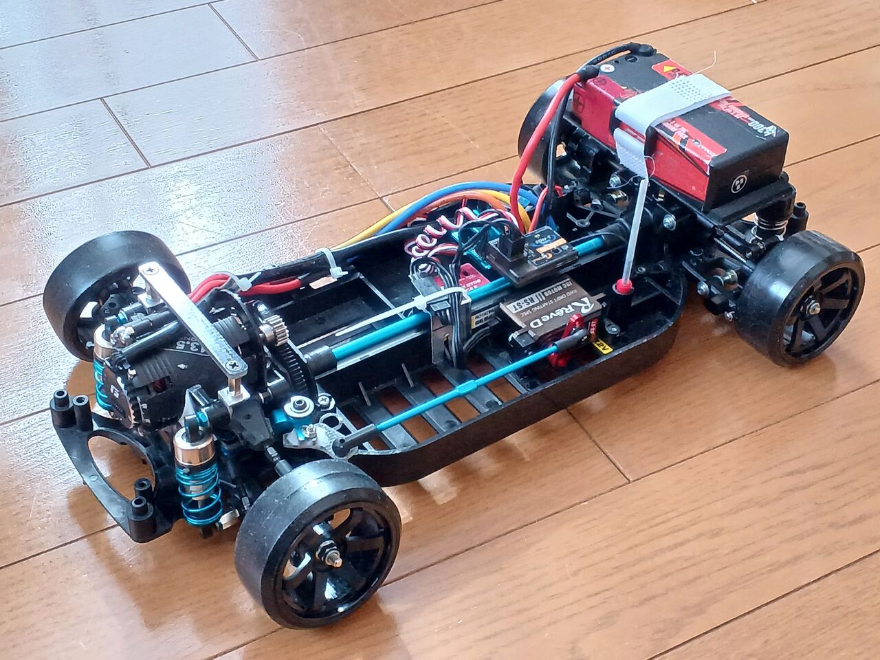 2025/2/16の作業：タミヤ TT-01 FR-Dの製作③ : お父さんの作業部屋