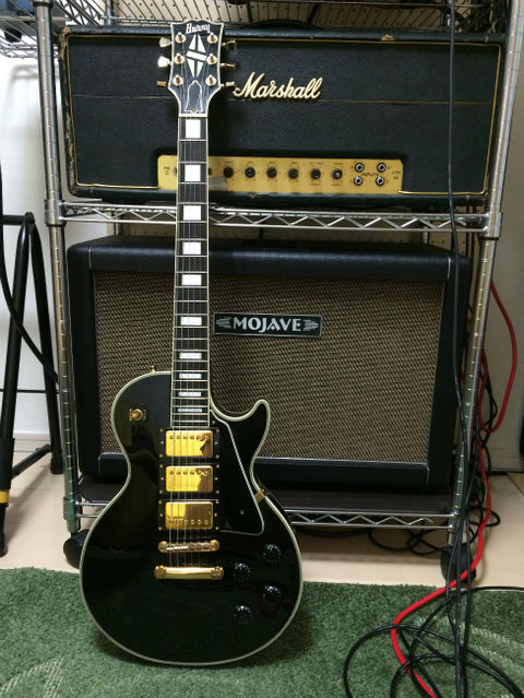 ☆Burny Les Paul Custom 3PU コピー : ジナパパ一家の何てことない日常