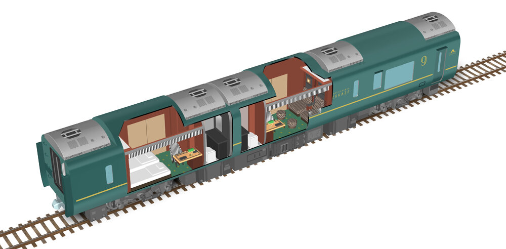 ○JR西日本 トワイライトエクスプレス瑞風 （豪華寝台列車）9号車