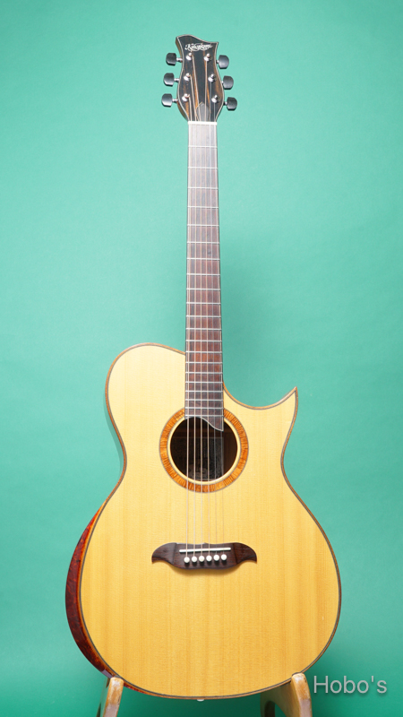 Kawakami Guitars New Wave-S.S.【試奏レビュー】 : 木の温もりを鉄弦