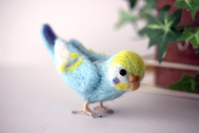 E054-999 羊毛フェルトインコ : うねうねごろごろ Powered by
