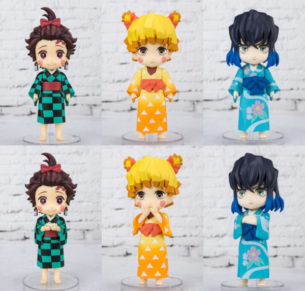 Figuarts mini 炭子・善子・猪子 -遊郭編セット- 鬼滅の刃 : 鬼滅の刃