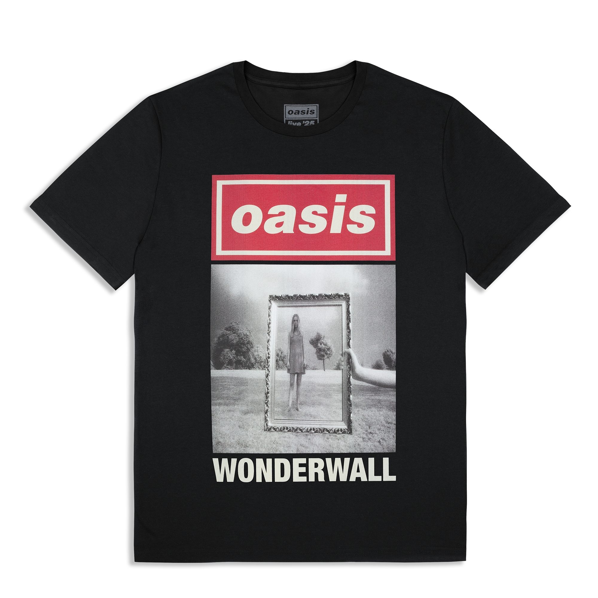 Live '25 Wonderwall Cover T-Shirt Black – Oasis Live '25