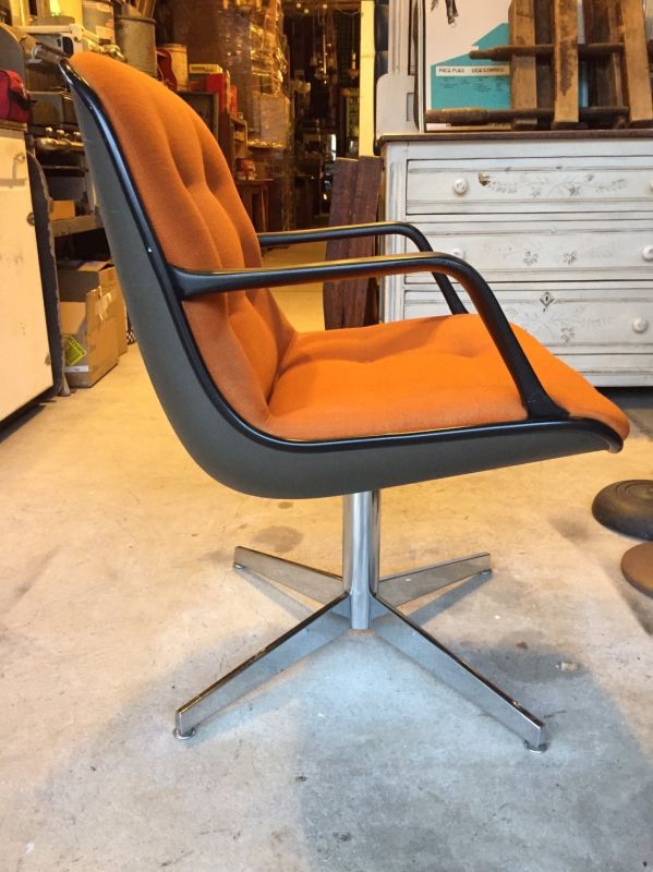 スチールケース社 ファブリック 60'S 70'S steelcase 椅子 アーム