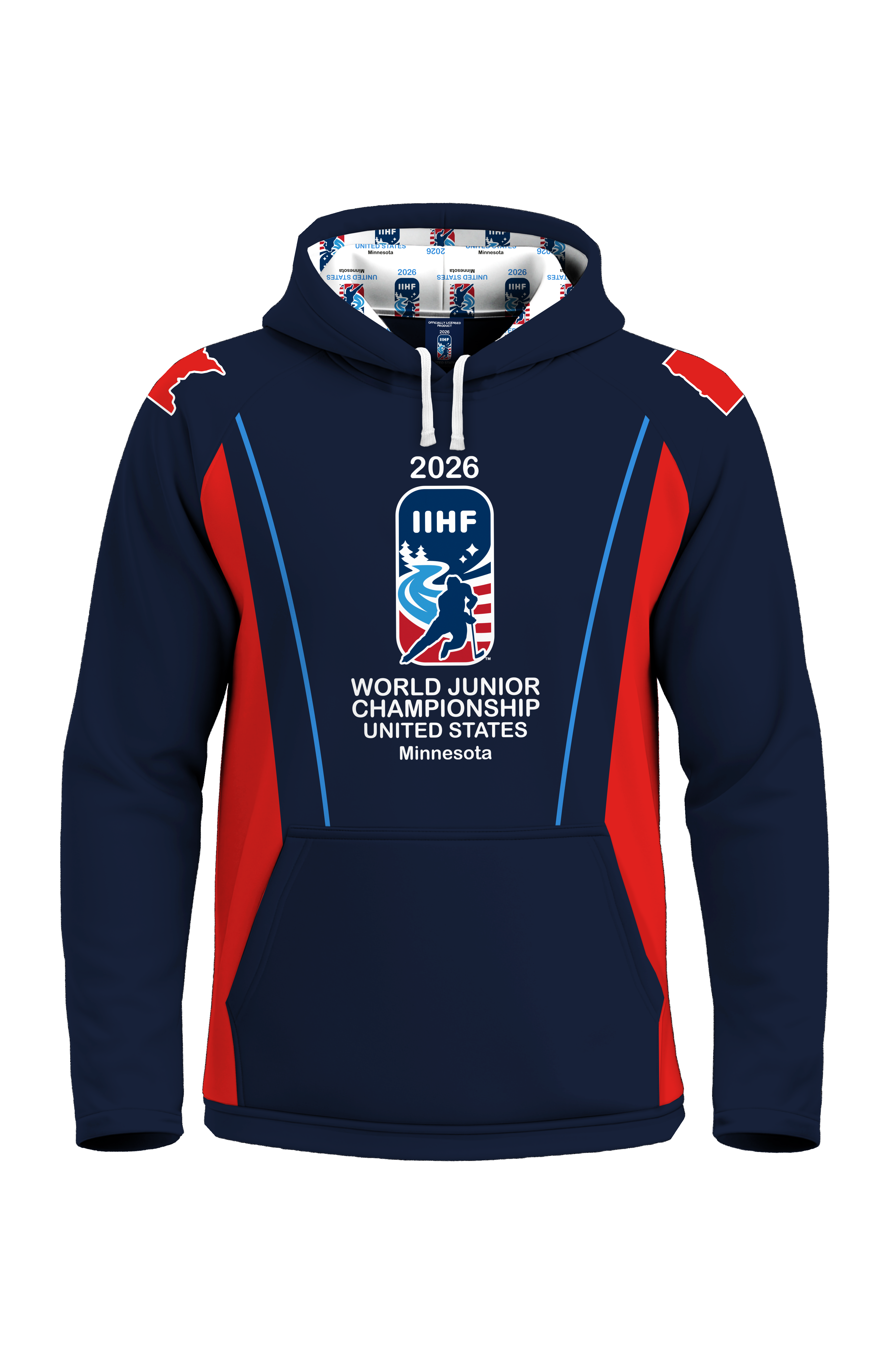 IIHF World Juniors Classic Logo Performance Hoodie - Will ship by 01/1