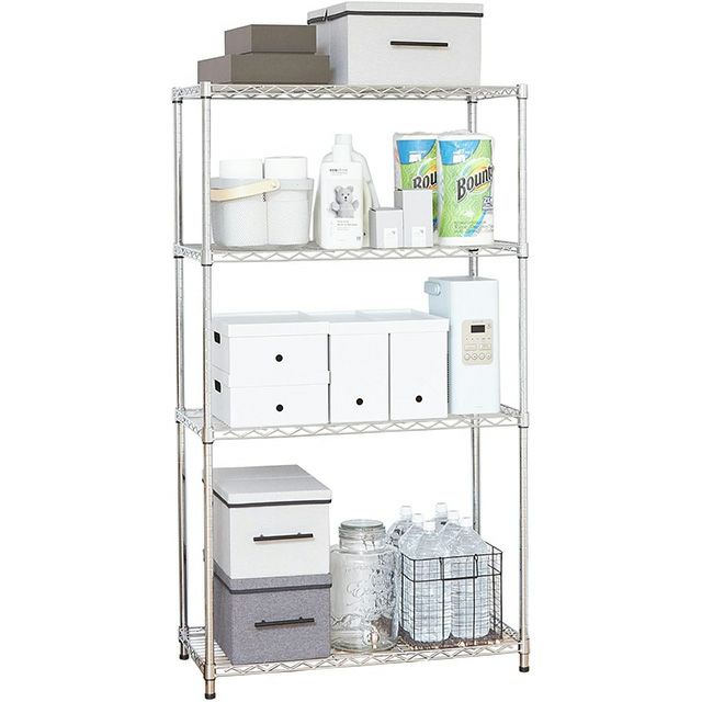 スチールラック 幅85cm 4段 ポール径22mm 幅85.5×奥行40.5×高さ151cm