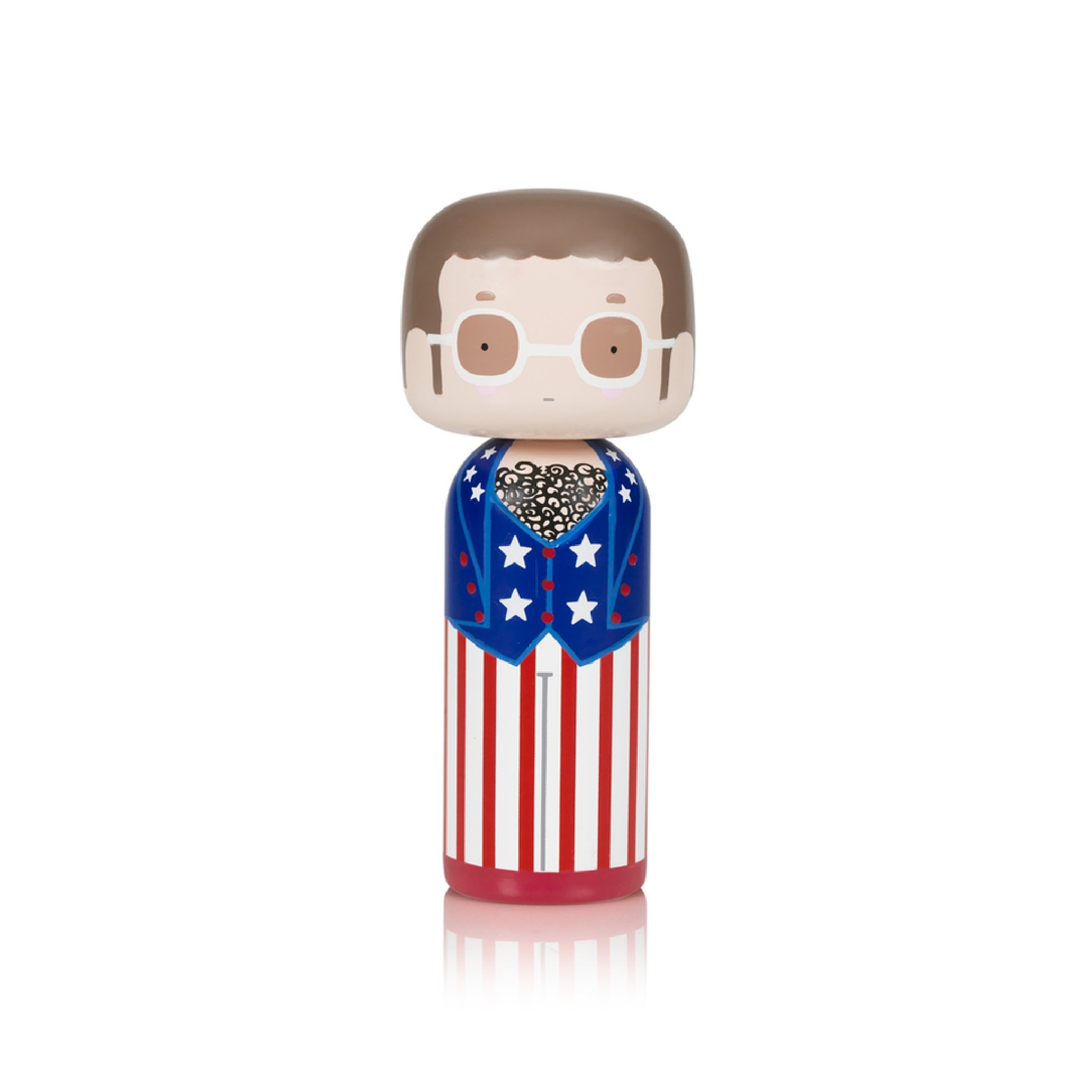 Elton John USA : Poupée Kokeshi unique à collectionner - Lucie Kaas