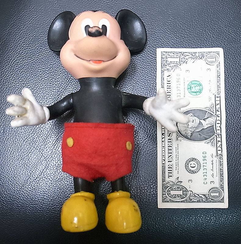 Mickey Mouse Figure 1970'S Vintage ミッキー・マウス フィギュア