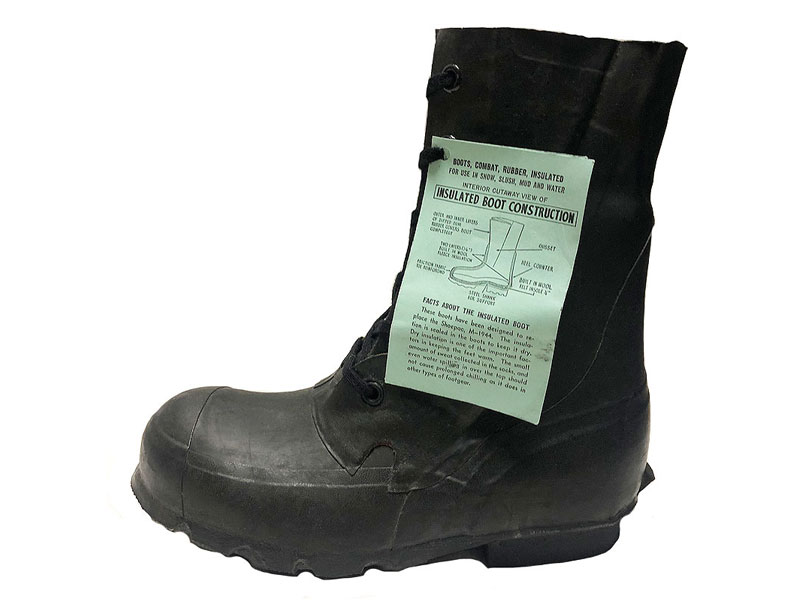 US Military Mickey Mouse Boots 7R ECW RUBBER INSULATED 1950'S NOS