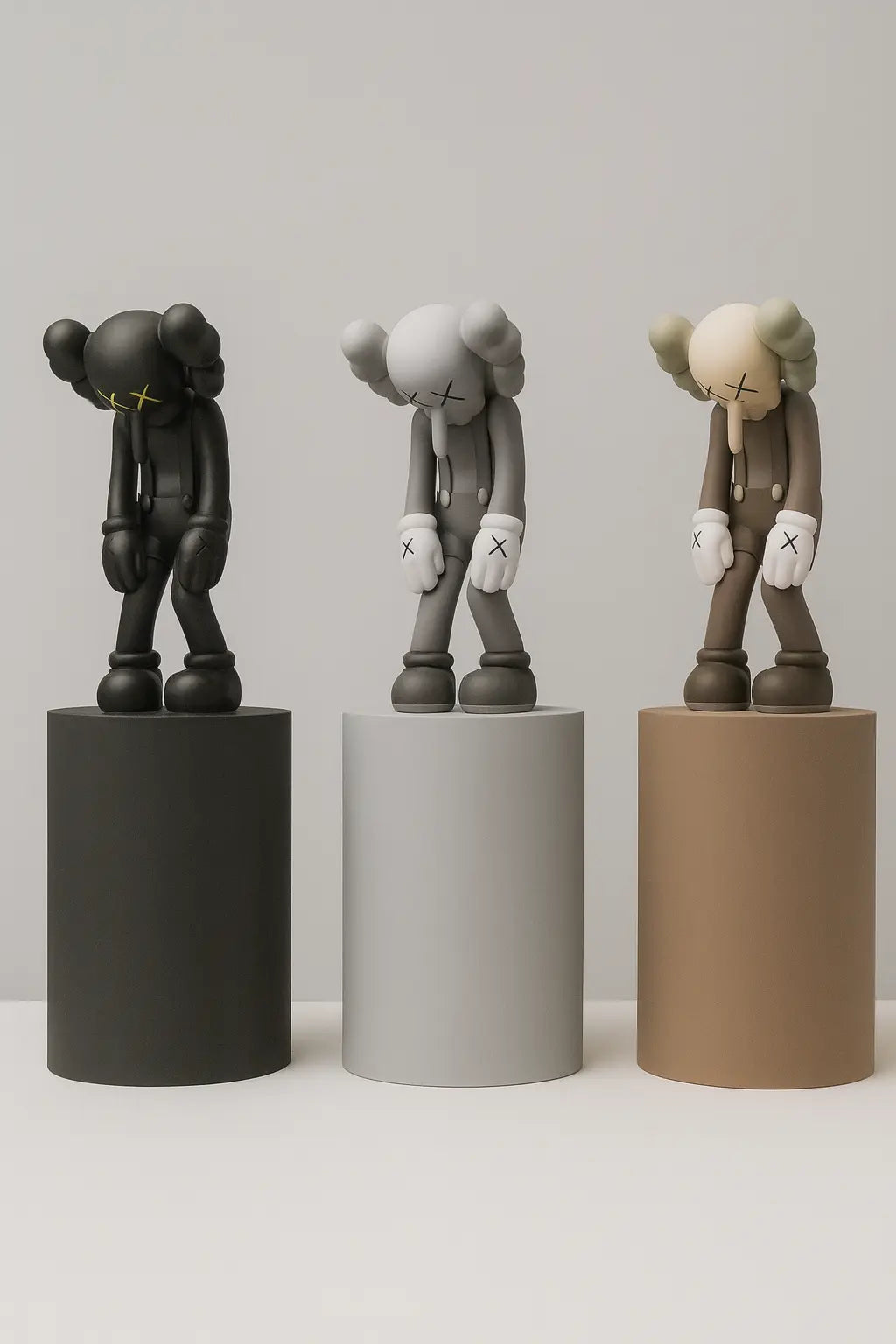 KAWS – Small Lie Companion Grey/Black/Brown (2017) – LYNART STORE