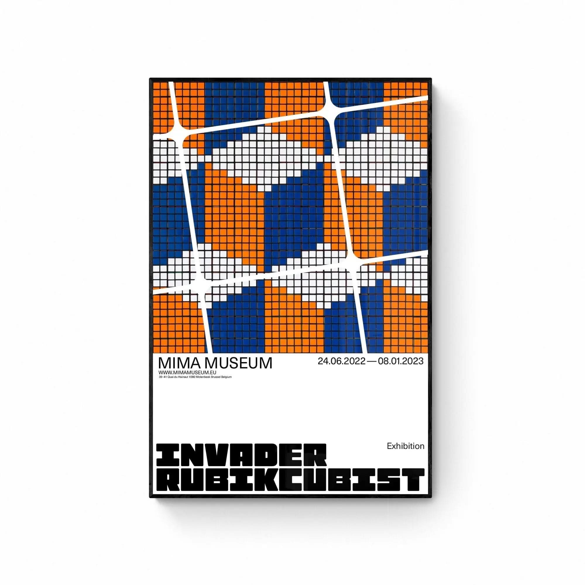 Invader – Rubikcubist 2 | Official Poster, Urban Contemporary Art
