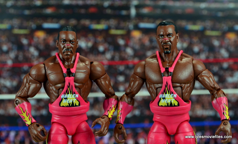 WWE Elite 46 Booker T and Stevie Ray Harlem Heat review
