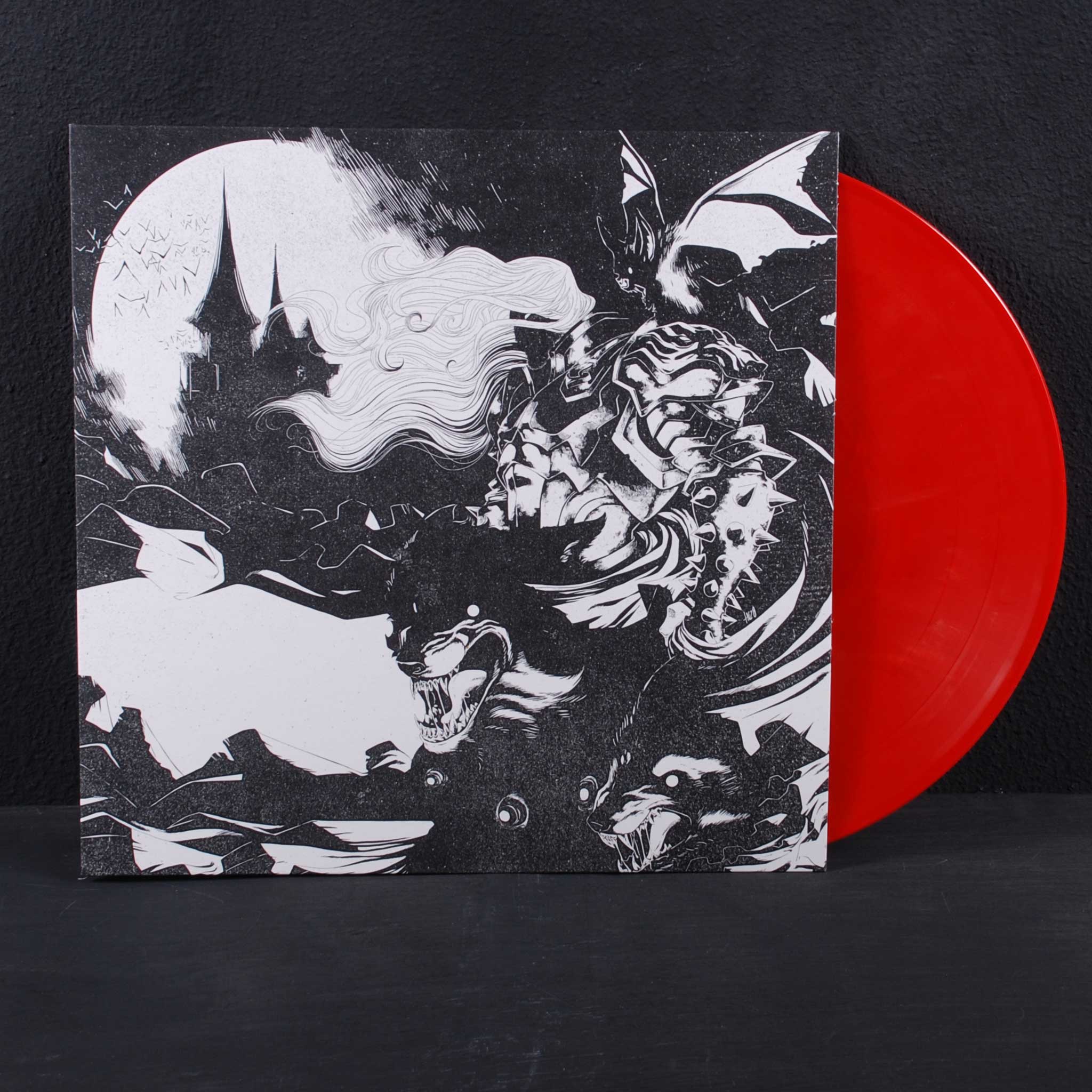 The True Werwolf - Devil Crisis LP (Red / White Marble Vinyl) - M