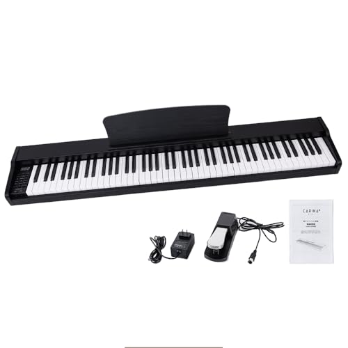 Amazon | Carina 電子ピアノ 88鍵盤 キーボード 木製デザイン MIDI対応