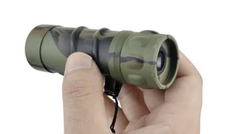 Amazon | 超激 イラク戦 日本陸上自衛隊迷彩砂漠用ミニ単眼鏡 500x25