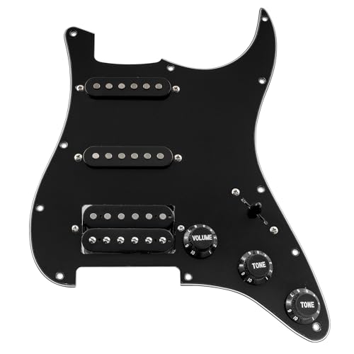 Musiclily SSH 11 Hole Prewired Loaded Humbuckers Stratocaster