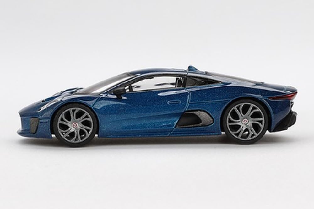 Amazon | MINI GT 1/64 ジャガー C-X75 ブルー (左ハンドル) 完成品