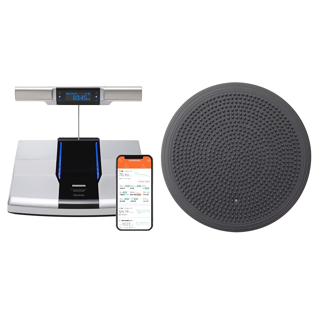 Amazon | 【セット品】タニタ 体組成計 部位別 日本製 RD-803L-BK 筋肉