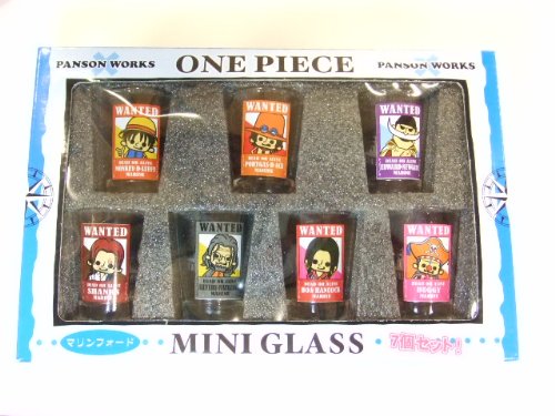 Amazon.co.jp: ワンピース×パンソンワークス ミニグラス 7Pセット