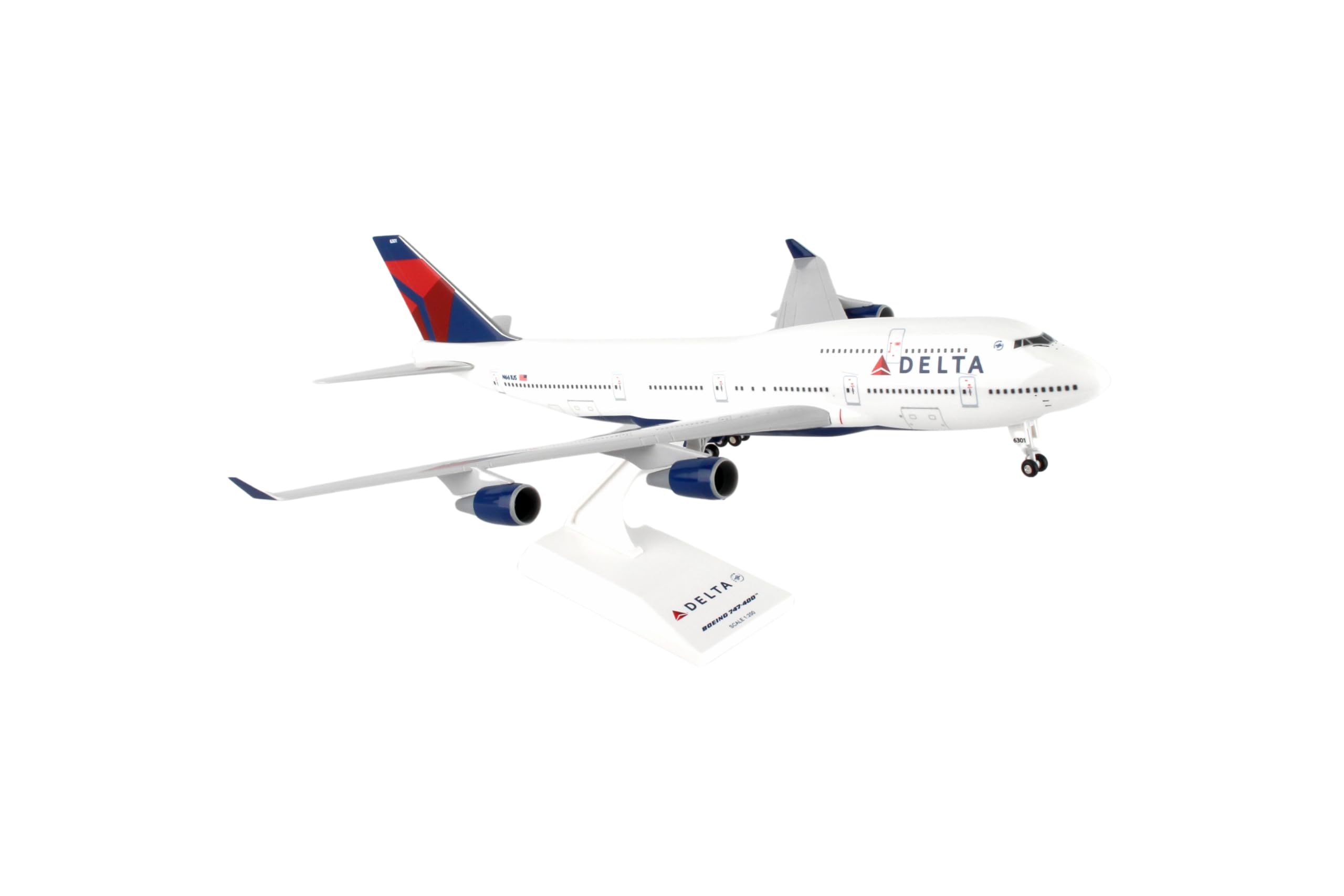 Amazon | SKY MARKS 1/200 747-400 デルタ航空 N661US ギア付 完成品