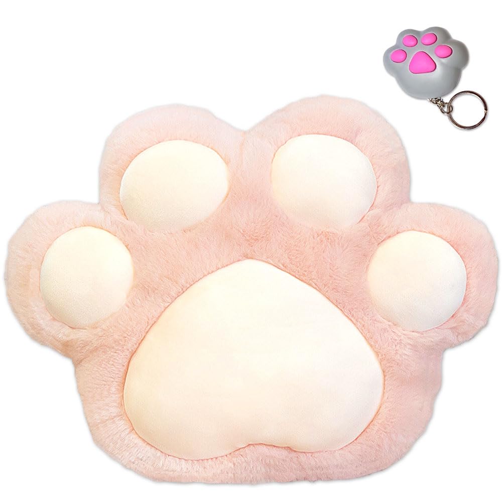 Amazon.co.jp: TATOTTE ねこ ぬいぐるみ かわいい 肉球 クッション 横