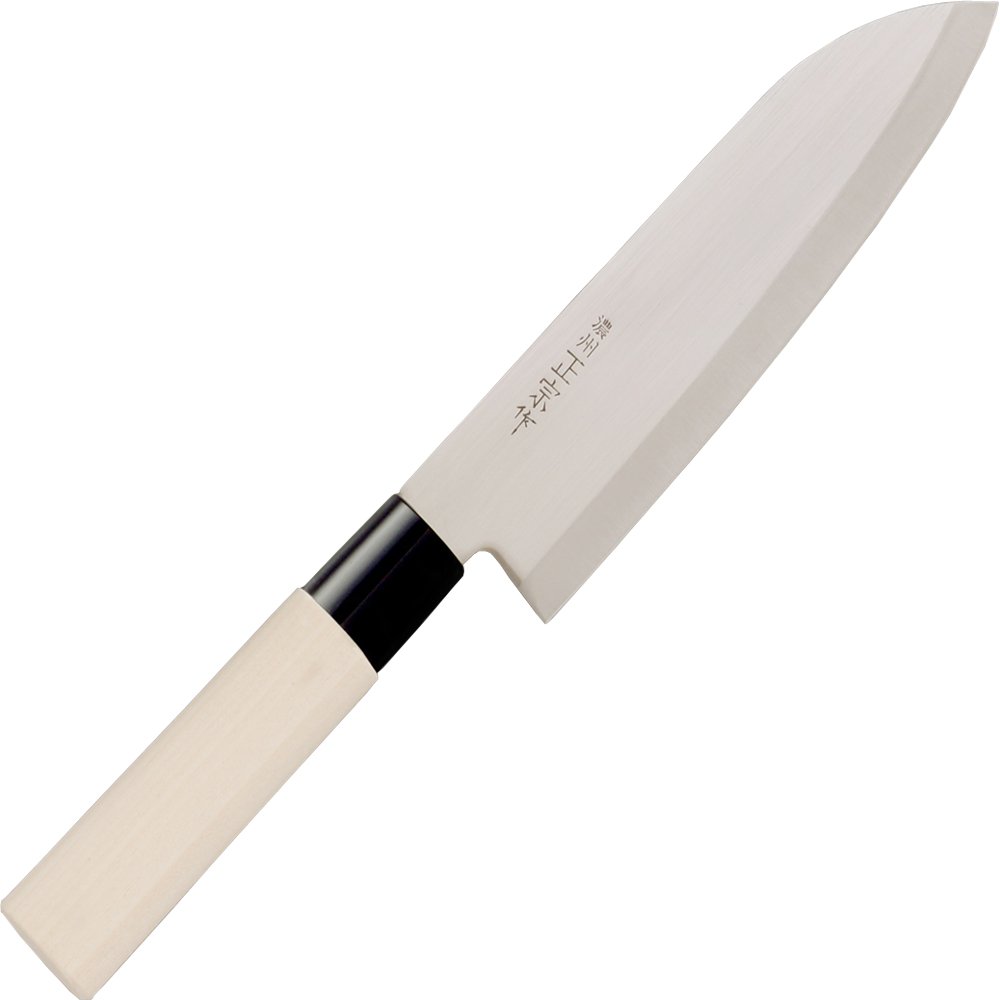 Amazon｜佐竹産業 包丁 三徳包丁 日本製 170mm 濃州正宗作 白木
