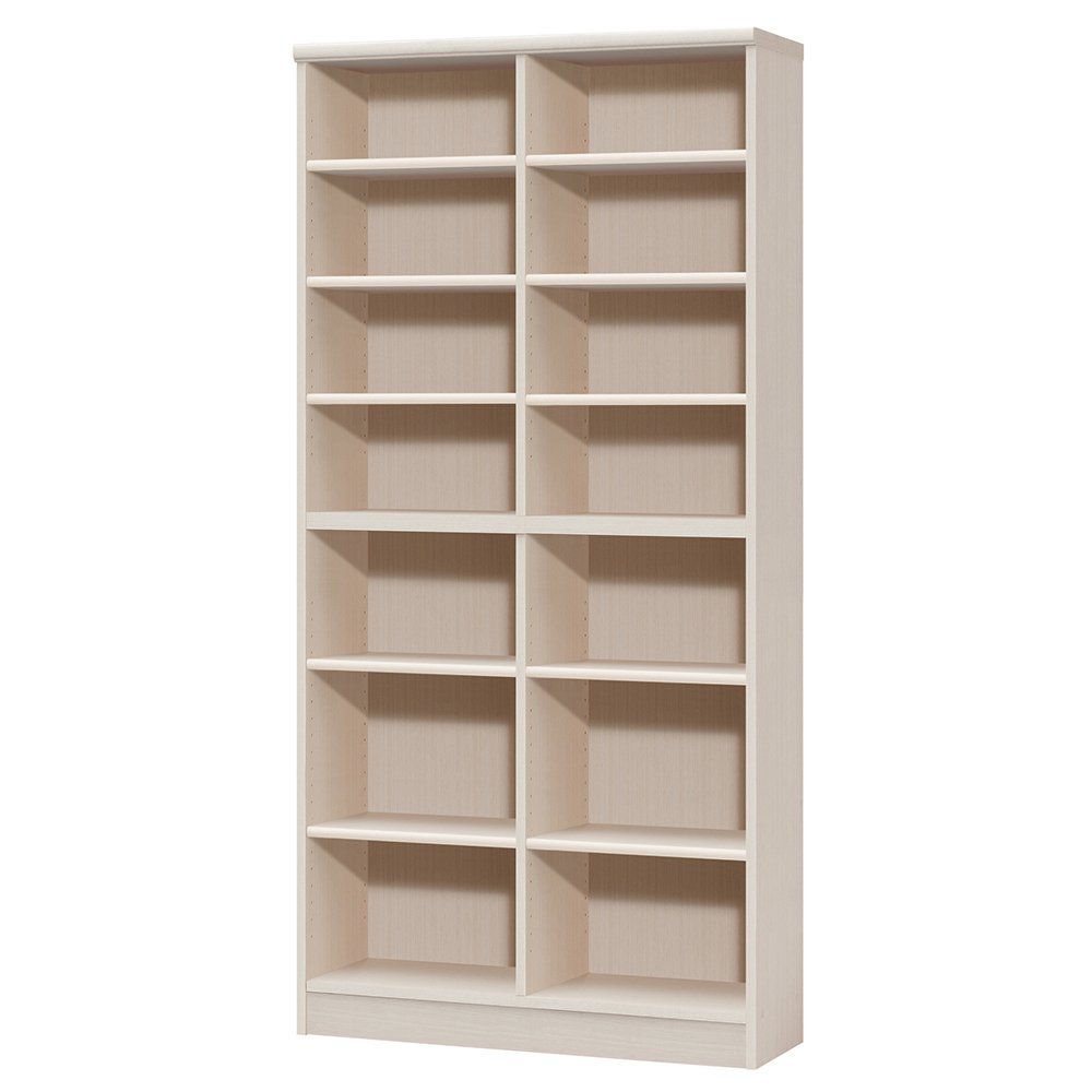 Amazon｜Shelfit カラーラック 幅86.5×奥行31×高さ178cm ライト