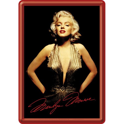 Amazon | マリリンモンロー Marilyn Monroe / ポストカード(ブリキ製