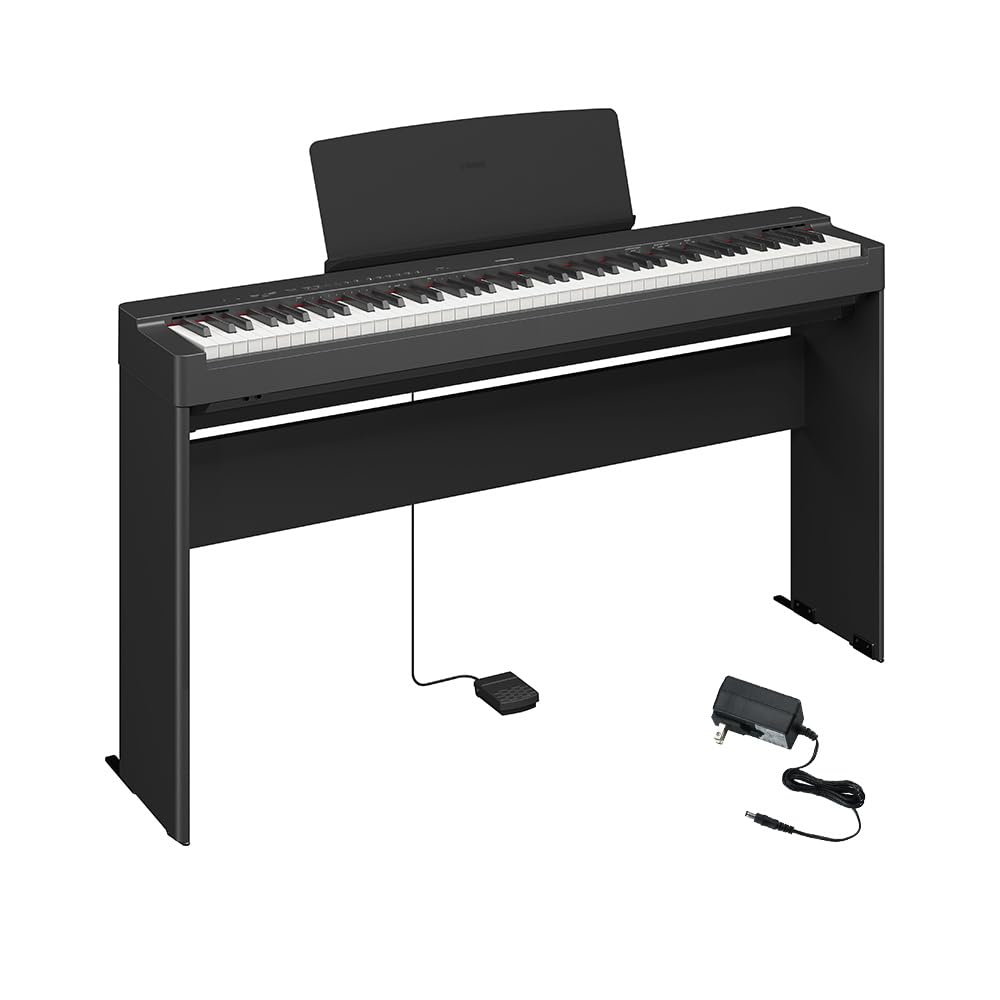 Amazon | ヤマハ P-225B ブラック 電子ピアノ 88鍵盤 専用スタンド