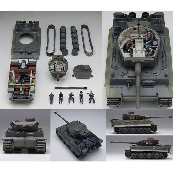 Amazon.co.jp: 【2】 タルガ 1/48 鋼密度模型 タイガーI 初期仕様