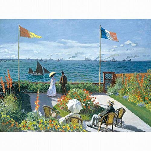 Amazon.co.jp: クロード・モネ『サン・タドレスのテラス』高精彩工芸画