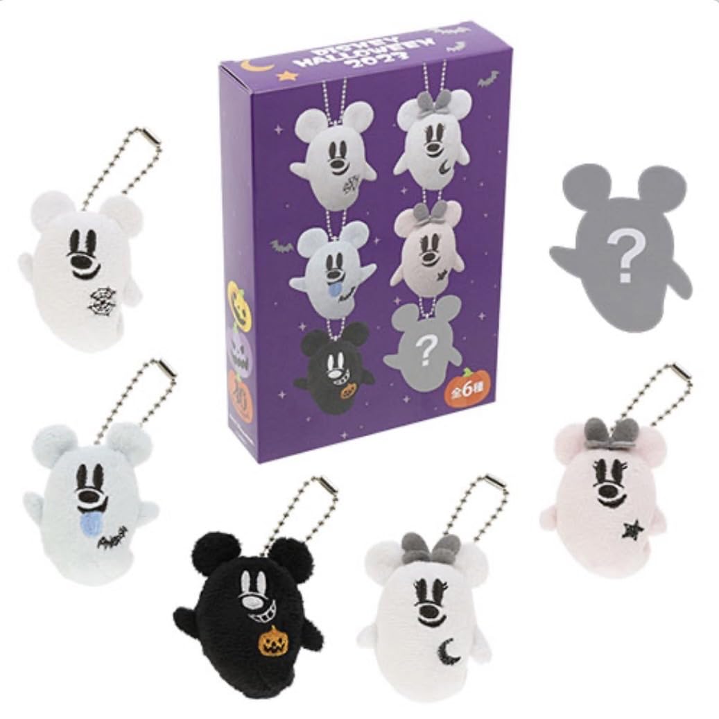 Amazon.co.jp: ミッキーマウス ゴースト ぬいぐるみチャームセット（全