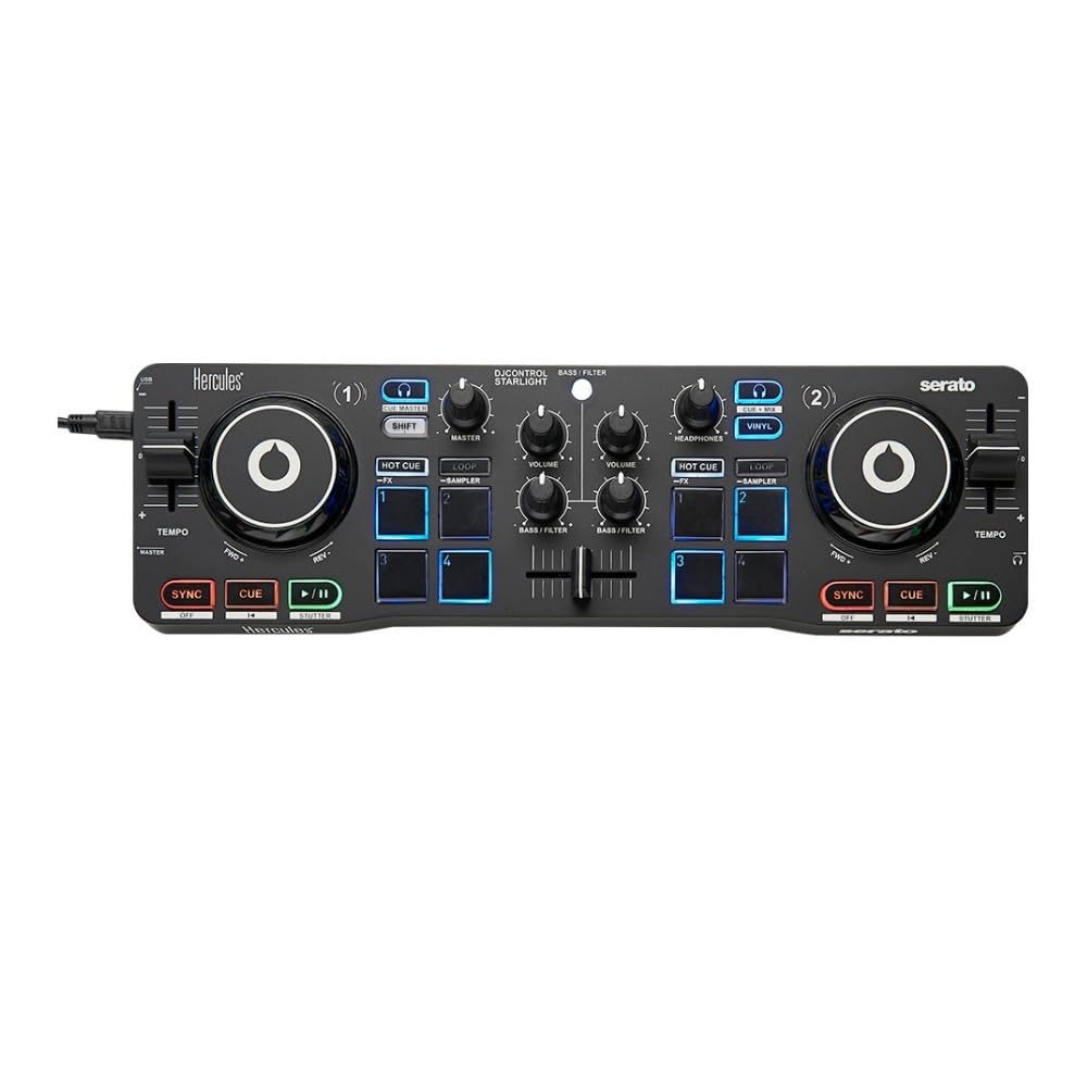 Amazon.com: Hercules DJControl Starlight | Pocket USB DJ