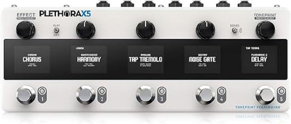 Amazon.com: TC Electronic PLETHORA X5 TonePrint Pedal Board Loaded
